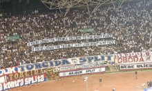 Torcida poslala znakovitu poruku: Znate li odakle su ovi stihovi?