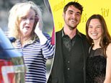 RJ Mitte's neighbors detail blood-curdling screams and horror before police arrived to home where he was found dead... as his grief-stricken mom is seen for first time
