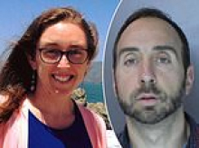 Husband strangled pediatrician wife then set her body on fire while couple's daughter, 7, slept nearby, prosecutors say