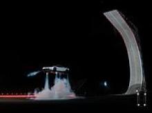 Elon Musk unveils flying car: Crowd screams as new Tesla with rocket thrusters takes off and flips mid-air