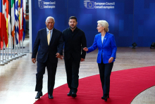 Costa in von der Leyen obljubila podporo Ukrajini in napovedala krepitev pritiska na Rusijo