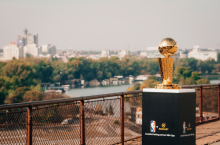 Larry O'Brien stigao u Beograd: Legendarni trofej NBA lige u društvu košarkaških velikana