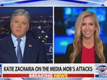 Are days already numbered for Katie Zacharia? Trump's new press secretary is put through brutal interview by his Fox News favourite