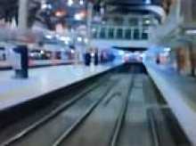 Moment train derails as it hits the buffers at London's busiest railway station to spark rush hour chaos
