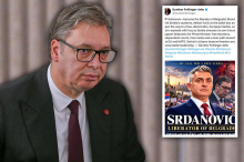 BORIĆEMO SE I POBEDITI ZLO KOJE SE NADVILO NAD SRBIJOM Vučić: Najveći mrzitelj Srba u Evropi, NATO i prištinski lobista podržao Srdanovića i 