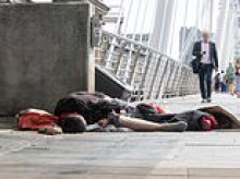 Andy Burnham has vowed to end rough sleeping...but those on the streets say the Prime Minister is in 'dreamland'