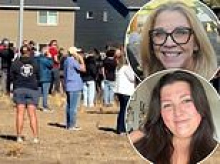 Oregon shooter attacked on school picture day as close-knit community mourn over children's final photos... after teacher hailed hero for brave bid to tackle killer