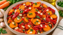 SALATA OD PEČENIH PAPRIKA I ŠARGAREPE: Mirisna, osvežavajuća i puna ukusa