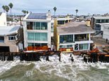 Furious luxury homeowners whose million-dollar properties are being swallowed into the California sea slam Democrat mayor for failing to fix major problems: 'He doesn't give a damn'