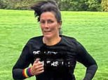 Tops worn by club trying to bar male-born racers in women's Parkrun are CENSORED by organisers in social media posts