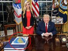 Fired Katie Zacharia in new crisis after farewell photo fail with Trump revealed sensitive information she was forced to remove