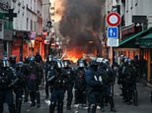 France riots live updates: Protesters clash with police in central Paris as Macron pleads 'for unity' 