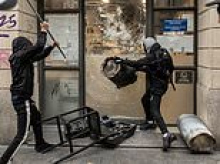 Europe is in chaos as streets are ablaze in France again and luxury stores looted while Macron calls for calm - as mayhem spreads to Milan for a second night