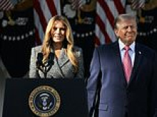 Trump gushes over Melania in rare joint White House appearance promoting women's health