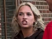 Midwest university rocked over video of blonde student saying 'Go back to your own country!' outside Turning Point USA event