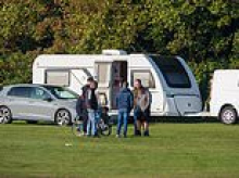 Travellers arrive at north London park with caravans illegally pitched up next to multi-million-pound homes