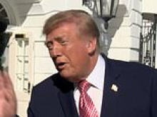 Extraordinary moment Trump apologizes to reporter immediately after calling her fake news: 'No sir'
