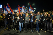 V Beogradu množice podpornikov srbskega študentskega gibanja