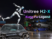 Novi Unitree H2-X dviguje avtomobile in skače z višin