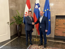 Vrtovec in hrvaški kolega Butković sta se zavzela za obnovo mejnih mostov
