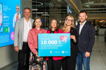 Vsak korak šteje: Telekom Slovenije in Samsung z 10.000 evri podpore združenju Europa Donna Slovenija